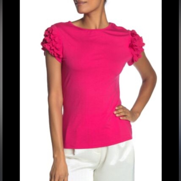 Ted Baker Blere Floral-Appliqué Tee - Picture 2 of 7